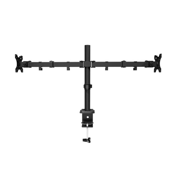 Dual Screen Desk Mount – Space-Saving Steel Stand with Cable Management - Image 8