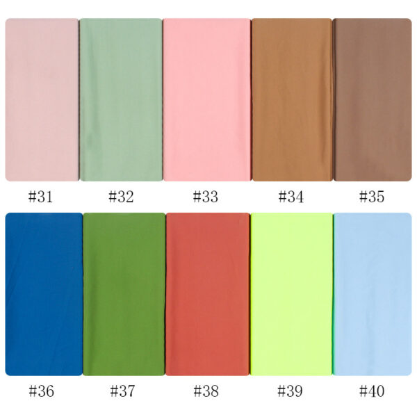 Monochrome Pearl Chiffon Hijab Scarf – Lightweight, Elegant & Breathable (70x180cm) - Image 9
