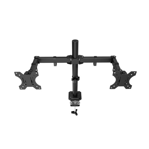 Dual Screen Desk Mount – Space-Saving Steel Stand with Cable Management - Image 4