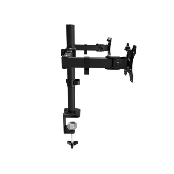 Dual Screen Desk Mount – Space-Saving Steel Stand with Cable Management - Image 6