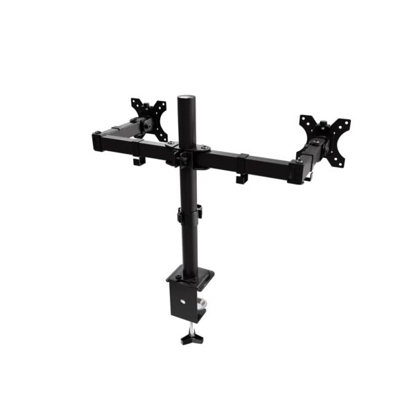 Dual Screen Desk Mount – Space-Saving Steel Stand with Cable Management - Image 5