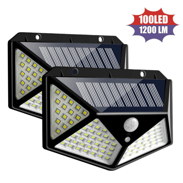 LED Solar Wall Light – Outdoor Motion Sensor Security Lamp, Waterproof, Energy-Saving - Image 2