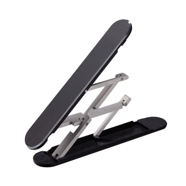 Mini Adjustable Foldable Tablet Support Stand for Playing Games Aluminum Alloy Steady Tablet Kickstand Anti-Slip Foldable - Image 5