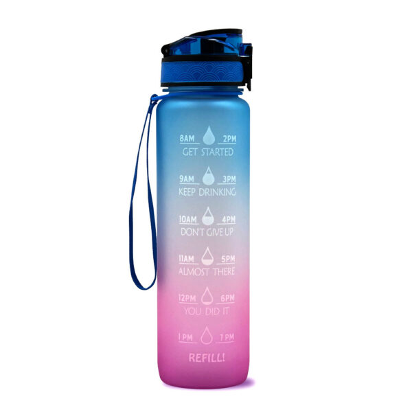 1L Tritan Water Bottle with Time Marker – Leakproof Fitness & Sports Cup - Image 6