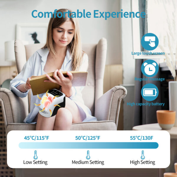 Heating Knee Massager with Infrared & Vibration - Image 3