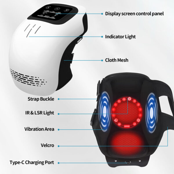 Heating Knee Massager with Infrared & Vibration - Image 7