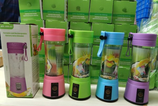 Portable USB Blender – Rechargeable Smoothie & Juice Maker, 6-Blade Mini Mixer (380ml) - Image 4
