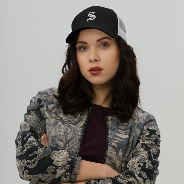 S-Letter Trucker Cap – Classic 6-Panel Mesh Back - Image 2
