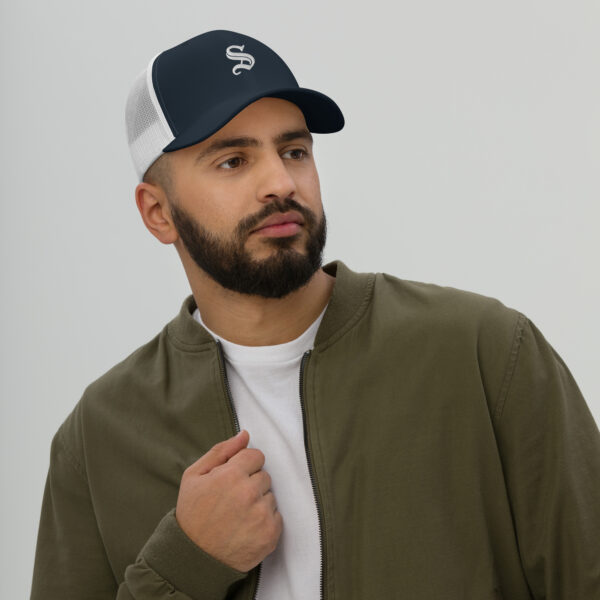 S-Letter Trucker Cap – Classic 6-Panel Mesh Back