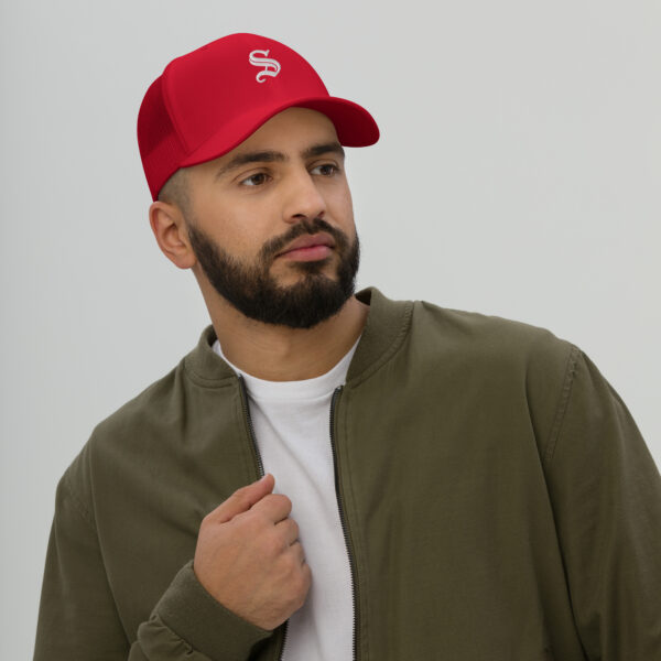 S-Letter Trucker Cap – Classic 6-Panel Mesh Back - Image 11