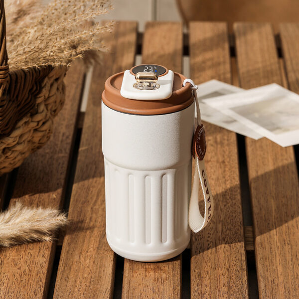 Smart Digital Thermal Bottle 450ml | Stainless Steel Coffee Mug & Water Flask - Image 5